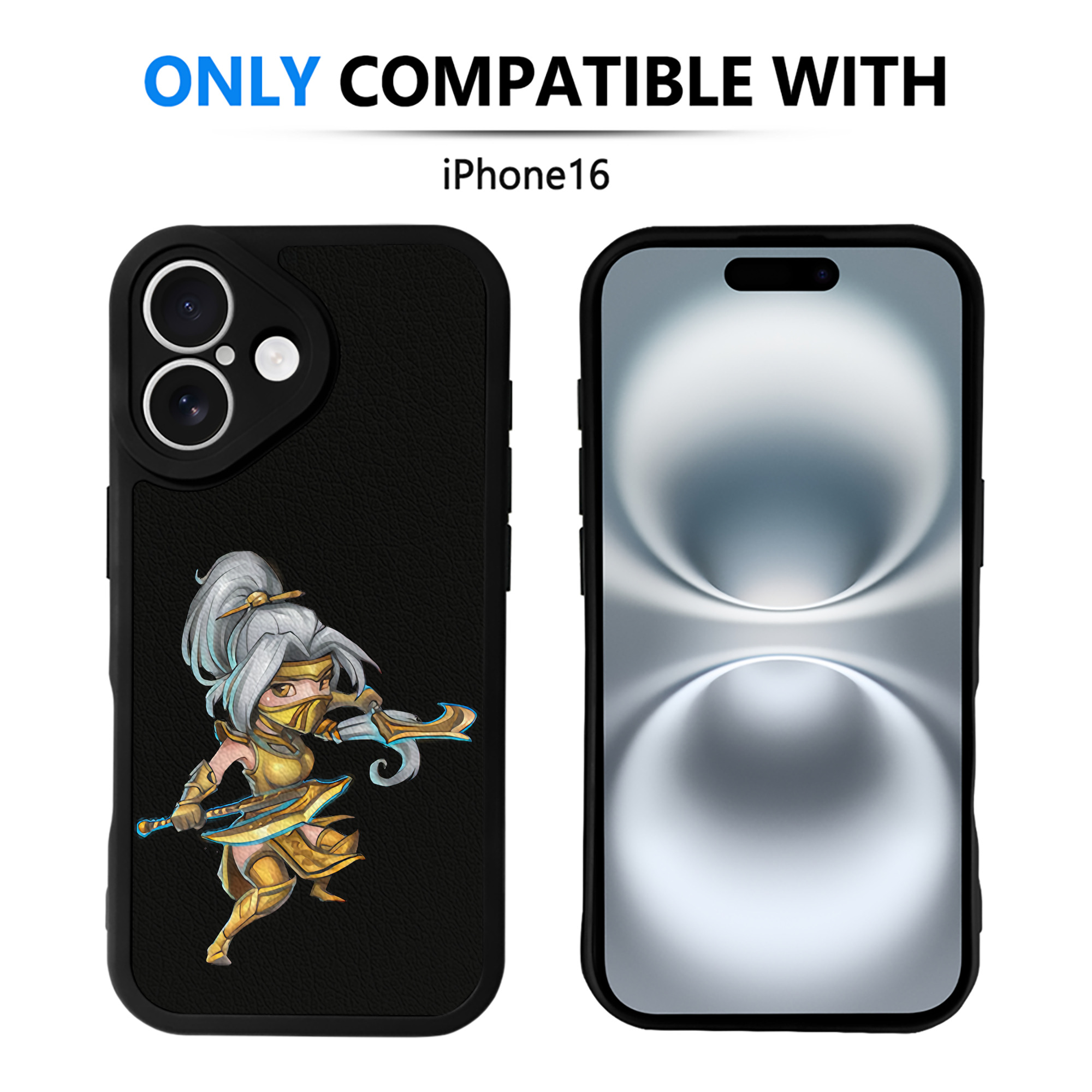 リーグ・オブ・レジェンド League of Legends LOL 【iPhone 16シリーズ対応】シリコンスマホケース（レザー調） 材質：シリコン